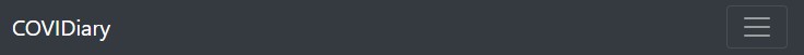Small Header Header with hamburger menu